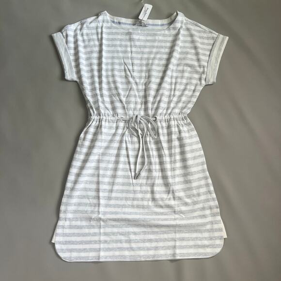 TOMMY BAHAMA Women's Short Sleeve Amira Stripe Short Dress Size M Grey (New) - Picture 8 of 8